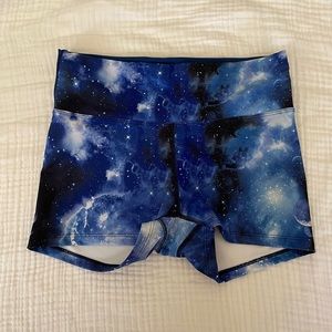 Oiselle Galaxy Print Spandos